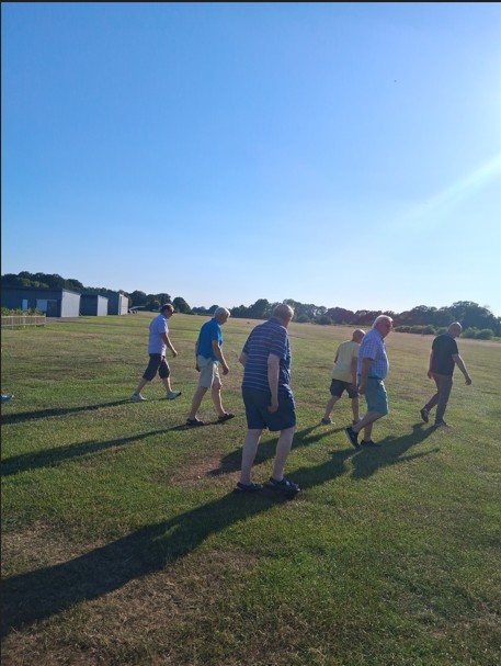 Begehung der Start- und Landebahn